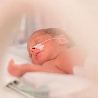 Baby im Krankenhaus